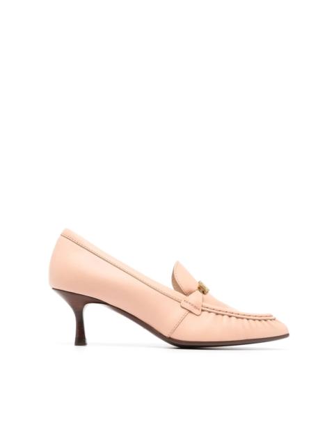 Tod's chain-embellished loafer pumps