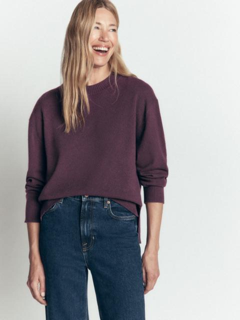 BODEN Fay Cashmere Crew Neck Sweater-Winetasting
