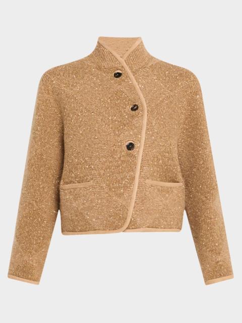 Loro Piana Cernobbio Cashmere-Linen Single-Breasted Jacket