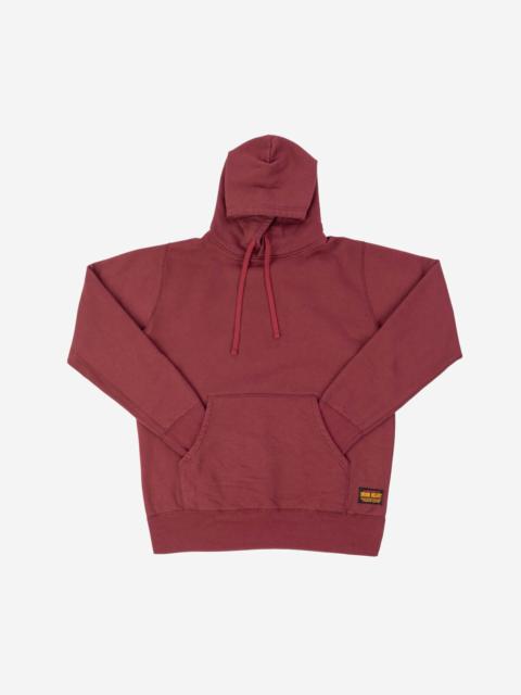 Iron Heart IHSW-49-BUR 14oz Ultra Heavyweight Loopwheel Cotton Hoodie - Burgundy