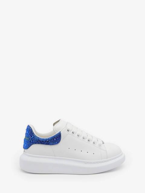 Women's Oversized Sneaker in White/ultramarine