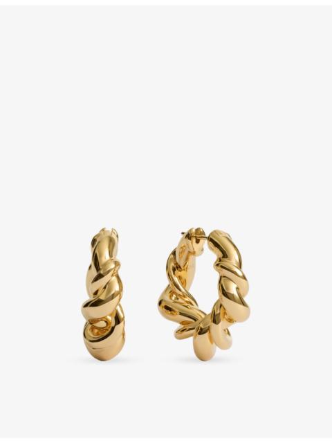 MONICA VINADER Ochre Large 18ct Yellow Gold Vermeil Hoop Earrings