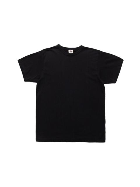 Samurai Jeans Inlay Solid Tee (Ripened Cotton) - Black