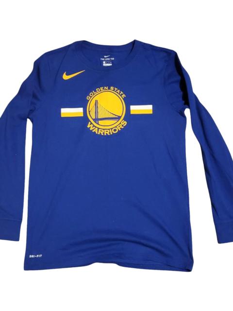 Nike NBA Golden State Warriors Long Sleeve T-Shirt "Blue" AA6528 495