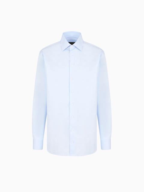 GIORGIO ARMANI Regular-fit luxury cotton shirt