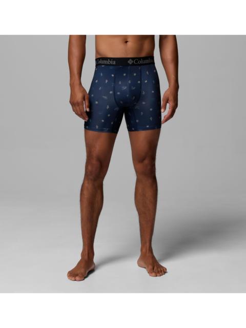 Columbia Mens Printed 360 Stretch Boxer Briefs - 3 Pack