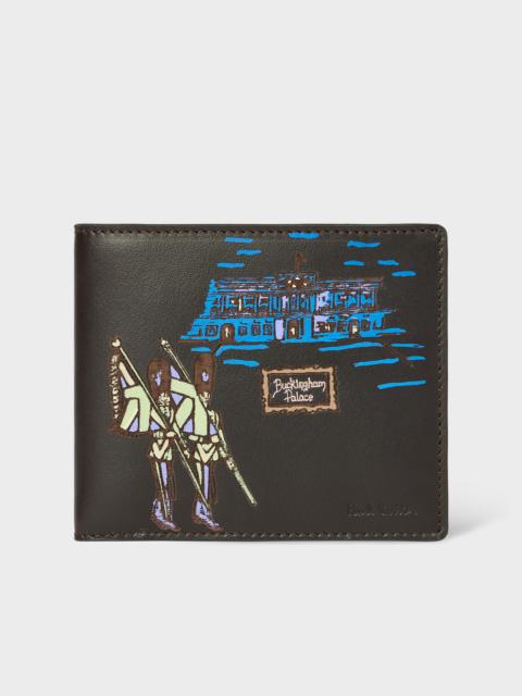 Paul Smith Brown Leather 'Buckingham Palace' Billfold Wallet