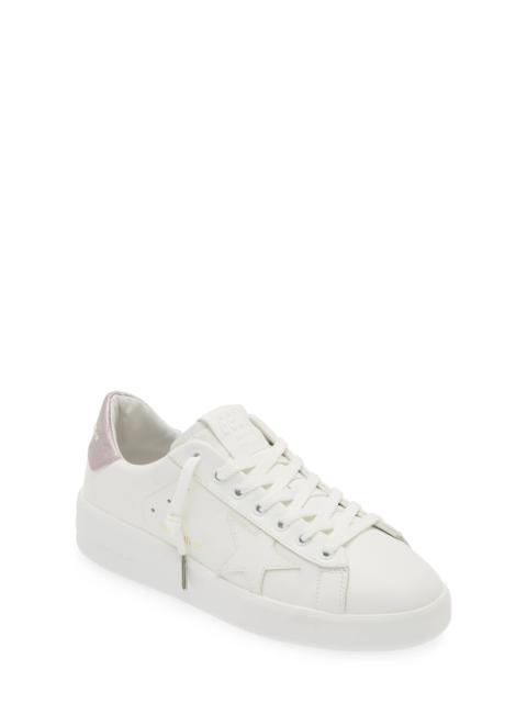 Purestar Low Top Sneaker in White/Lilac