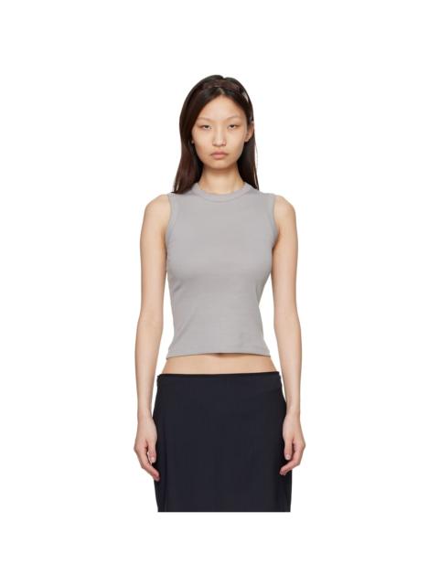 FLORE FLORE Gray Esmé Tank Top