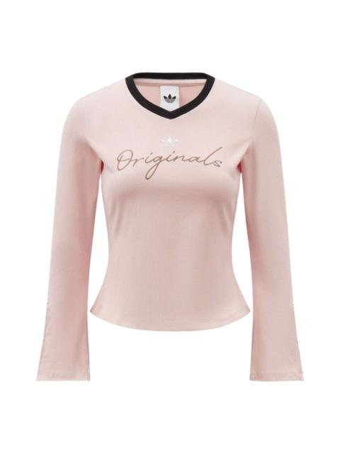 adidas (WMNS) adidas T-Shirt Asia Sizing 'Pink' LK6119