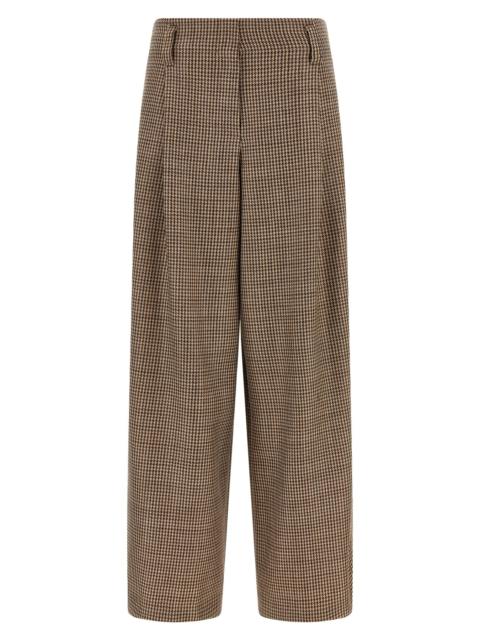 Brunello Cucinelli Prince Of Wales Lamé Pants