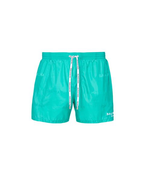 Balmain logo swim shorts