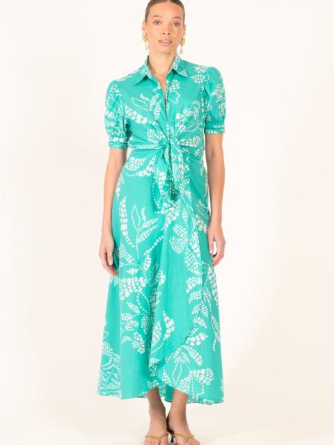 Poupette St Barth Long Dress Eren - Mint Austral