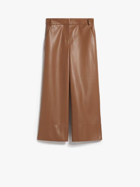 'S Max Mara SOPRANO Coated fabric slim trousers