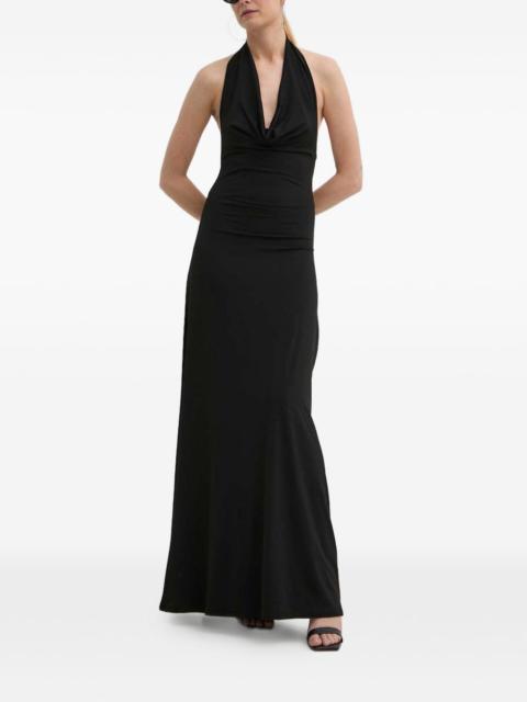 GUESS USA halter cut-out maxi dress