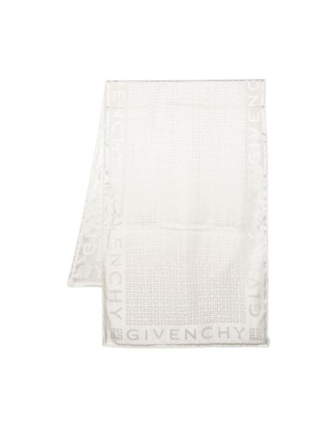 Givenchy monogram-print silk scarf