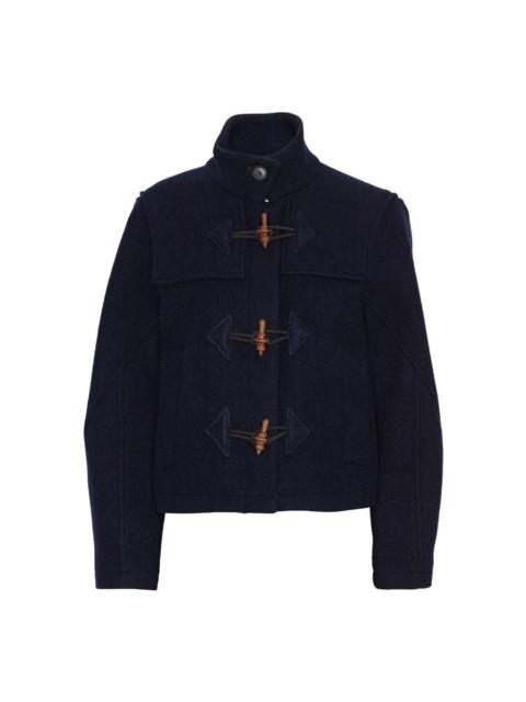 HENRIK VIBSKOV DUFFLE JACKET - NAVY DUFFLE
