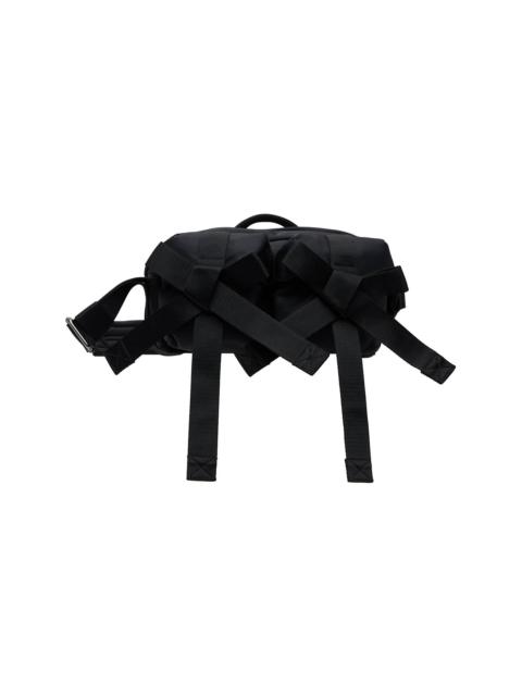 Simone Rocha Black Beaded Classic Bow Crossbody Bag