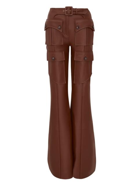 Zimmermann LUNA LEATHER FLARE PANT