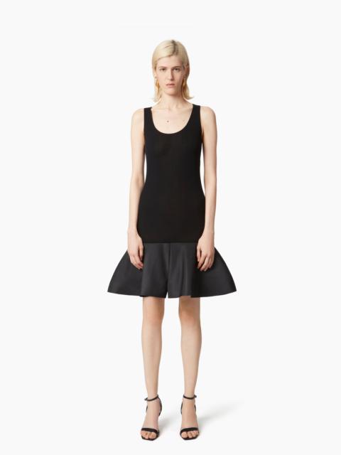 NINA RICCI SLEEVELESS DRESS WITH PEPLUM