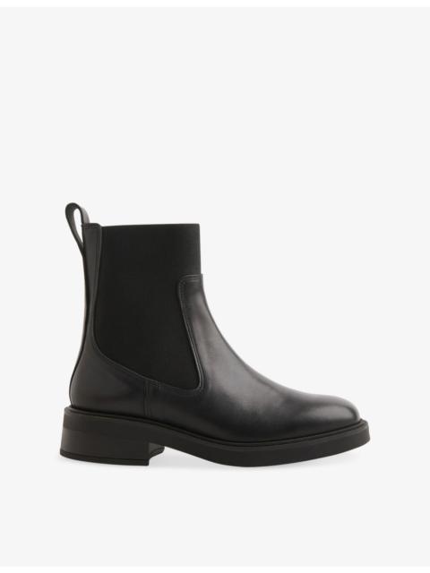 WHISTLES Elasticated Leather Chelsea Boots