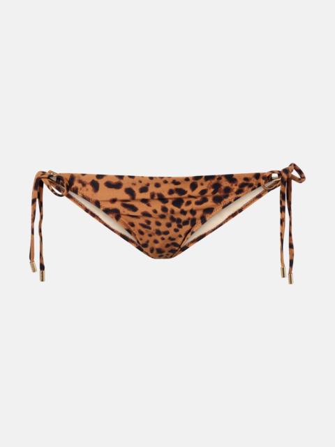 MELISSA ODABASH Cancun leopard-print bikini bottoms