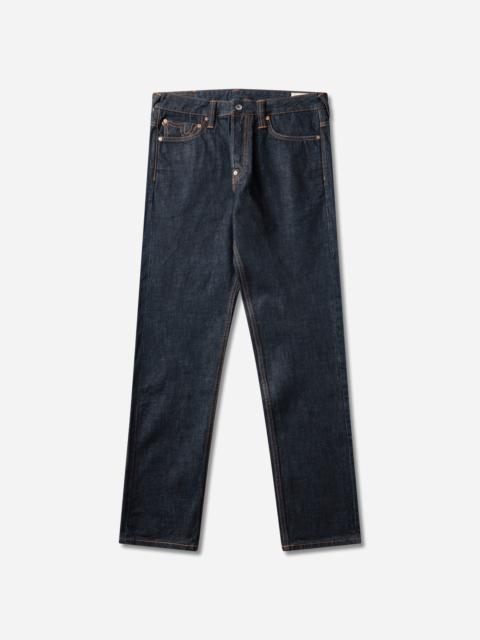 EVISU Men's Seagull Printed Pocket Jeans Raw Indigo