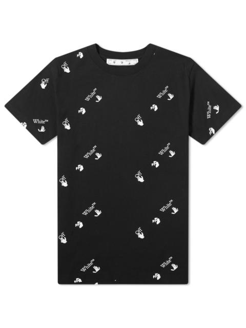 Off-White Off-White Allover Logo S Slim Tee