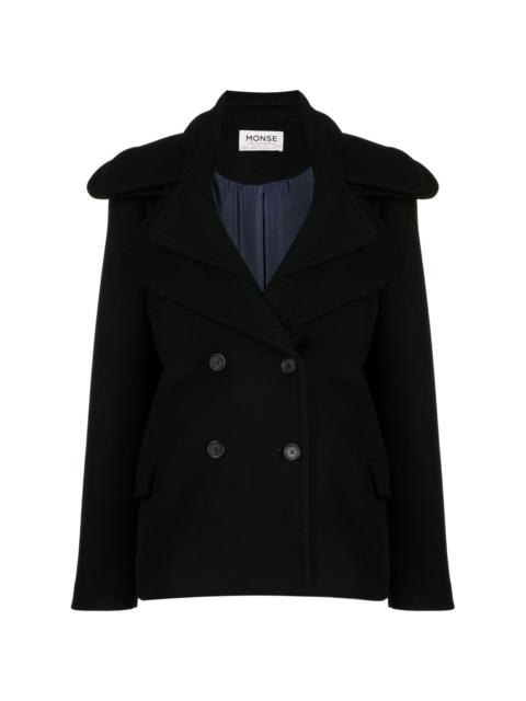 Monse double-collar double-breasted coat
