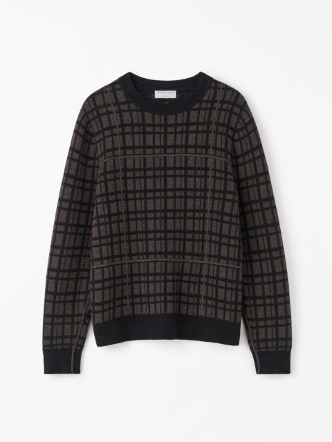 TIGER OF SWEDEN Nyle Check Pattern Sweater