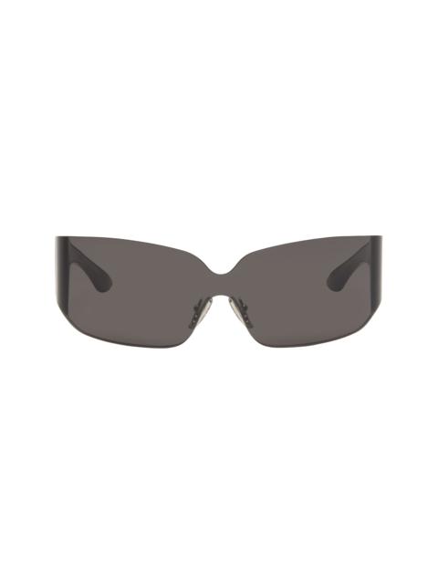 BALENCIAGA Black Mono Square Sunglasses