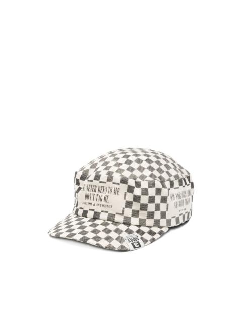 Maison MIHARAYASUHIRO checkerboard caps