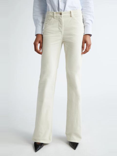 Celia Cotton Blend Corduroy Pants