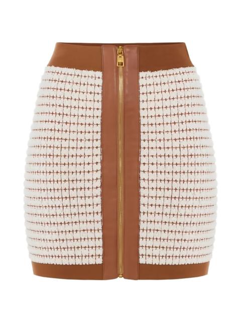 ELISABETTA FRANCHI zip-up mini skirt