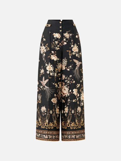 CAMILLA TAILORED PANT WITH WAIST BUTTON DETAIL