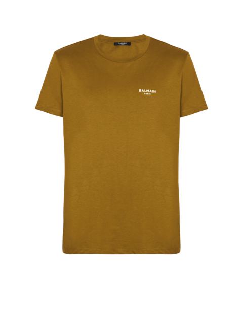 Balmain Eco-responsible cotton T-shirt with Balmain logo print