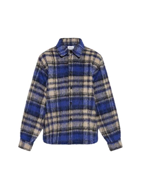 ADER error check-pattern shirt jacket