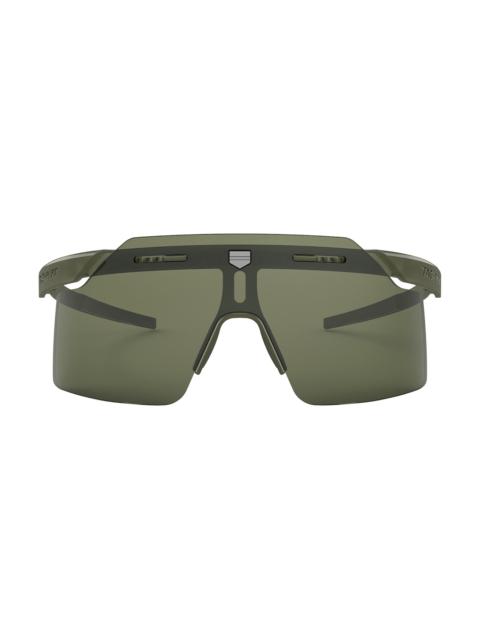 TAG Heuer Men's Shield Urban 137MM Mask Sunglasses - Matte Dark Green