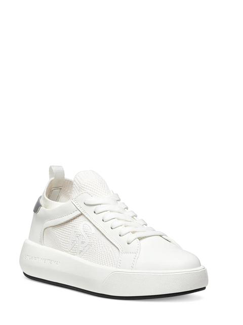 5050 Pro Sneaker in White/Silver Leather