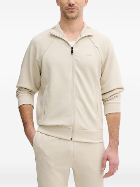 BOSS logo-embroidered tracksuit