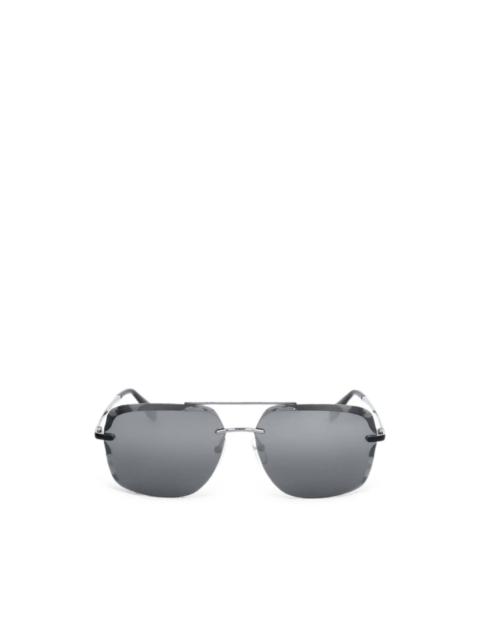 adidas rimless square-frame sunglasses