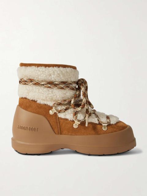 MOON BOOT Luna shearling snow boots Tan