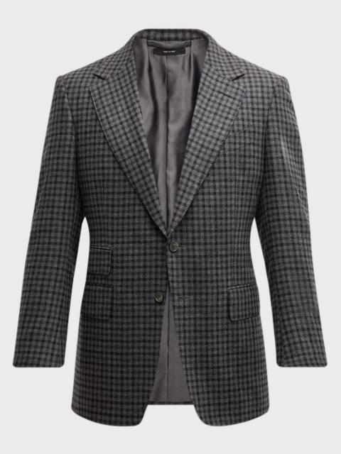 TOM FORD Men's Damier Shelton Sport Coat