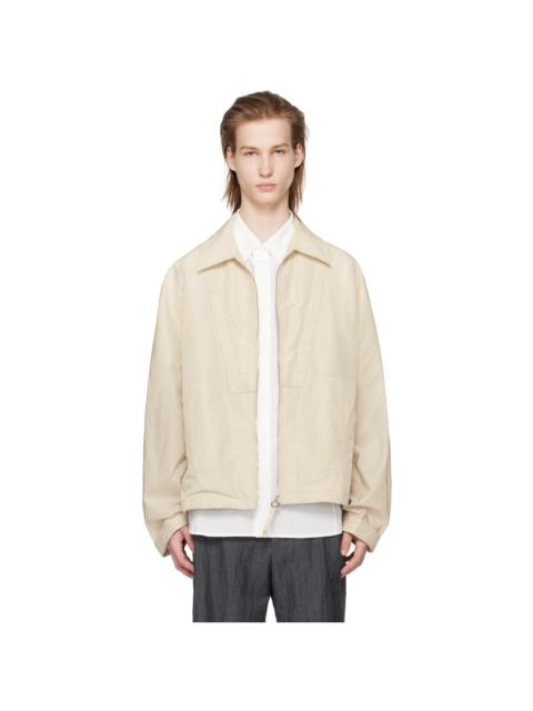SOLID HOMME Beige Crinkled Jacket