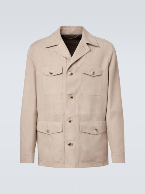 Canali Suede field jacket