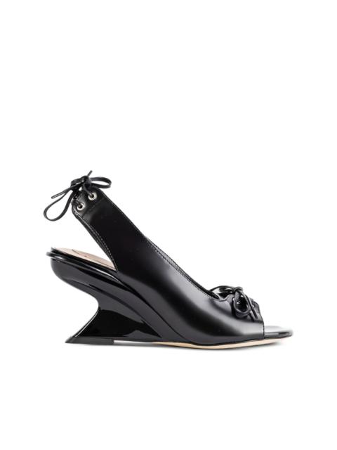 Simone Rocha lace-up sculpted-heel sandals