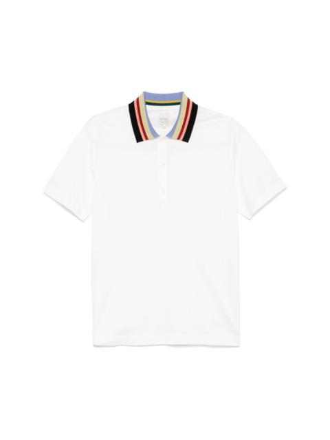 Artist-Stripe polo shirt