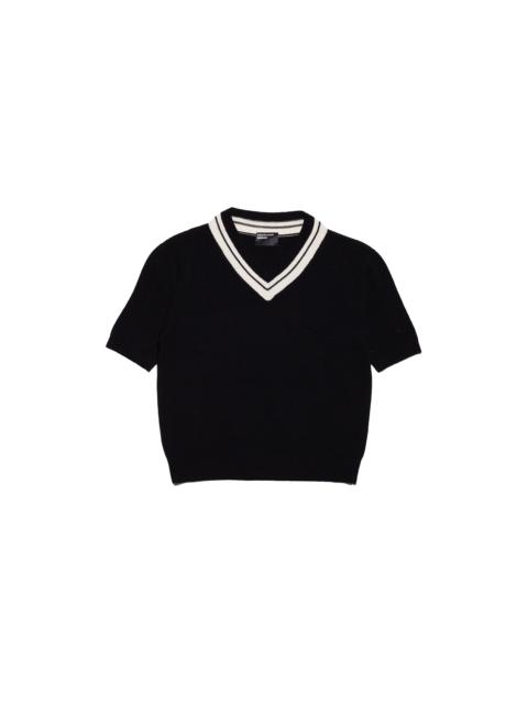 Enfants Riches Déprimés LARRY KNIT SWEAT V-NECK SWEATER