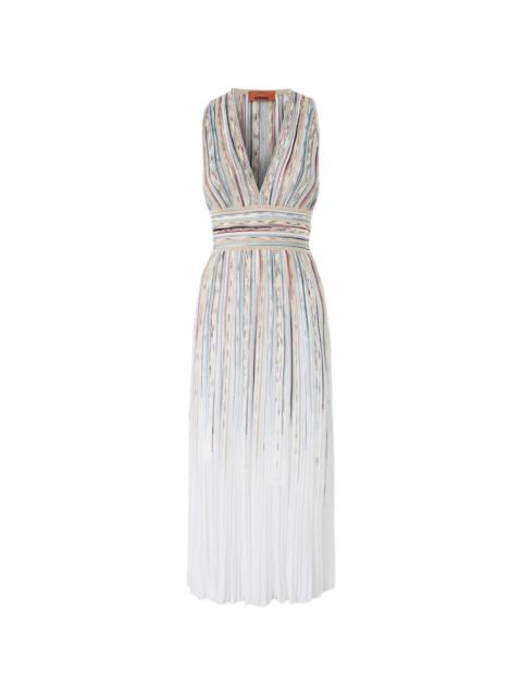 Missoni striped V-neck midi dress