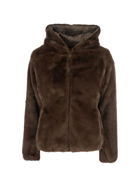 Save The Duck Laila reversible hooded jacket